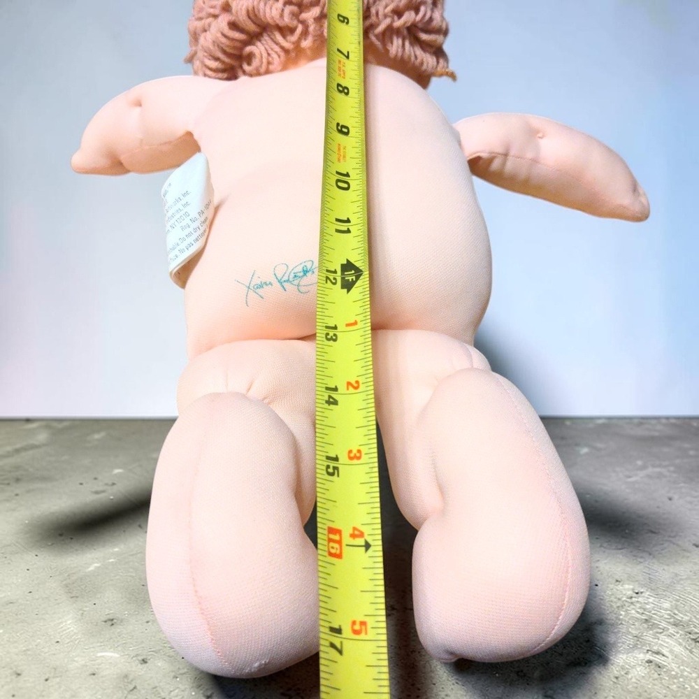 VTG 1982 Cabbage Patch Kids Doll Coleco Xavier Roberts Signature Yarn Hair 16" - Picture 10 of 12